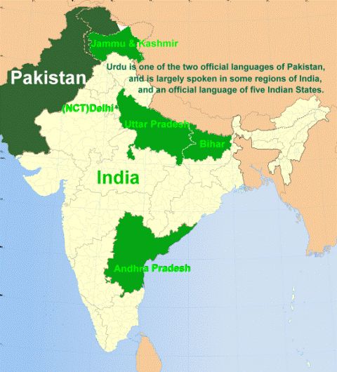 India Map In Urdu Languagecrush - 6 Interesting Facts About Urdu Language